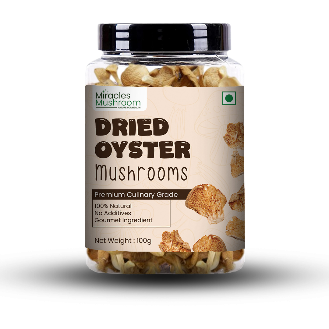 Miracles Mushroom's Dried Oyster Mushrooms 100g
